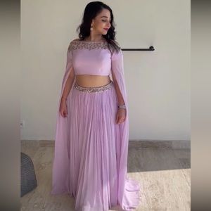 Beautiful Indian Saree— lilac